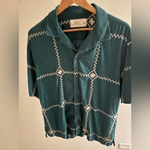 Abercrombie & Fitch Linen Summer Blend Button Down Shirt